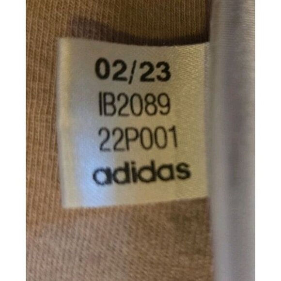 Adidas Sweatshirt Womens Large Pink Tan Over Pockets Logo Country Club Logo - Picture 9 of 9